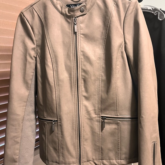 Ebele faux leather jacket by Mo-Ka. Tan, Small. StitchFix. - Picture 5 of 6